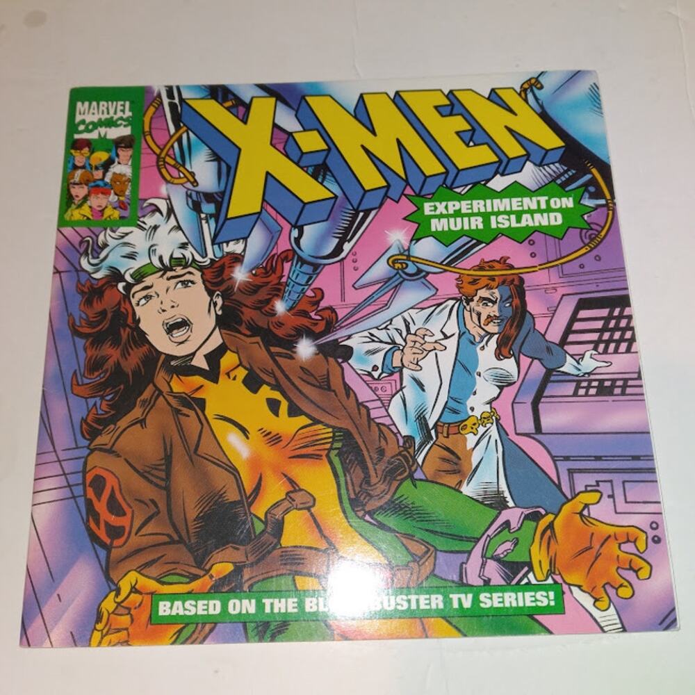 Marvel Vintage X-Men Experiment On Muir Island Paperback TV Series Book 1994